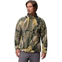 Columbia Helvetia Printed Funnel Neck Half Snap Fleece Dark Green