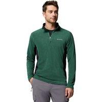Columbia Klamath Range II Lightweight Half Zip Fleece Dark Green Mix