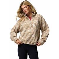 COLUMBIA Timber Crest Printed Fleece Half Zip Beige Mix