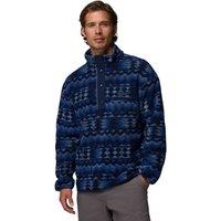 Columbia Helvetia Printed Funnel Neck Half Snap Fleece Dark Navy