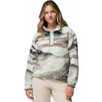 Columbia Helvetia II Printed Cropped Fleece Jacket Khaki Mix