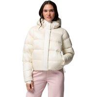 Columbia Amaze Puff Hooded Zip Down Jacket Soft White