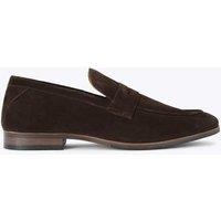 Kurt Geiger Suede Penny Loafers Brown