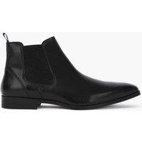Kurt Geiger Leather Pull On Chelsea Boots Black
