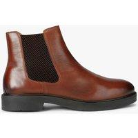 Kurt Geiger Leather Pull On Chelsea Boots Brown