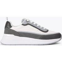 Kurt Geiger Colour Block Lace Up Trainers White