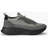 Kurt Geiger Colour Block Lace Up Trainers Grey