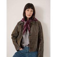 HUSH Paisley Triangle Scarf Dark Red