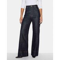 Jigsaw High Waisted Flared Jeans Indigo