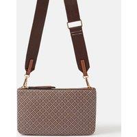 ACCESSORIZE Geometric Print Crossbody Bag Multi