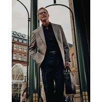Charles Tyrwhitt Slim Fit Wool Rich Blazer Taupe