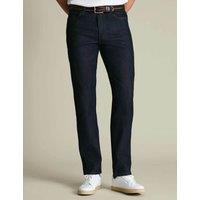 Charles Tyrwhitt Slim Fit 5 Pocket Stretch Jeans Indigo