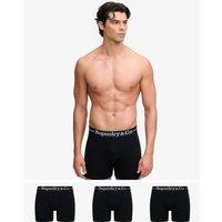 Superdry & Co 3 Pack Cotton Boxers Black