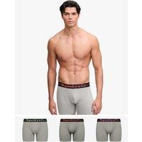 Superdry & Co 3 Pack Cotton Boxers Grey