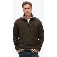 Superdry & Co Fleece Half Zip Jumper Olive
