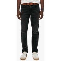Superdry & Co Straight Fit Vintage Wash Jeans Black