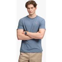 Superdry & Co Pure Cotton Logo T-Shirt Blue