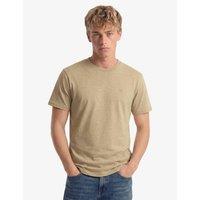Superdry & Co Pure Cotton Embroidered Logo T-Shirt Beige