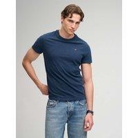 Superdry & Co Pure Cotton Crew Neck T-Shirt Dark Blue