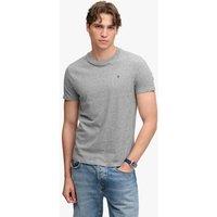 Superdry & Co Pure Cotton Embroidered Logo T-Shirt Dark Grey