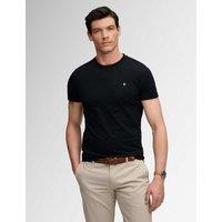 Superdry & Co Pure Cotton Embroidered Logo T-Shirt Black