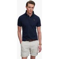 Superdry & Co Pure Cotton Pique Polo Shirt Navy