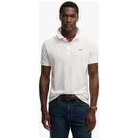 Superdry & Co Pure Cotton Pique Polo Shirt White