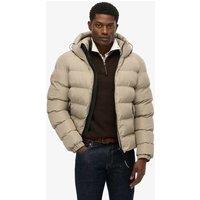 Superdry & Co Hooded Puffer Jacket Beige