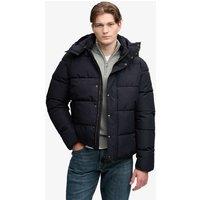 Superdry & Co Quilted Padded Hooded Puffer Jacket Black
