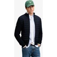 Superdry & Co Hybrid High Neck Lightweight Puffer Jacket Navy