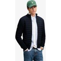 Superdry & Co Hybrid High Neck Lightweight Puffer Jacket Navy