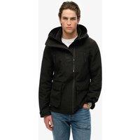 Superdry & Co Embroidered Hooded Ultimate Windbreaker Coat Black