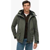 Superdry & Co Embroidered Hooded Ultimate Windbreaker Coat Dark Grey