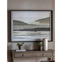 Gallery Direct Morning Mirage Framed Canvas Sage