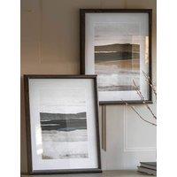 Gallery Direct Set of Two Drift Away Framed Art Taupe