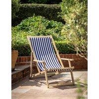 Gallery Direct Striped Deck Chair Navy Mix