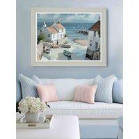 Gallery Direct Calm Cove Framed Canvas Multi