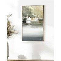 Gallery Direct Marina Days Framed Canvas Sage