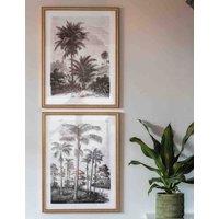 Gallery Direct Set of 2 Colonial Sketches Rectangle Framed Art Taupe