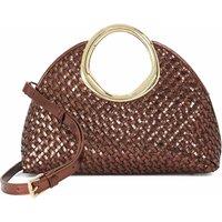 Dune London Woven Diamant Grab Bag Bronze