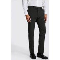 MOSS Tailored Fit Wool Rich Performance Suit Trousers Charcoal
