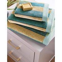 Bedeck of Belfast Pure Cotton Oscar Towel Teal Mix