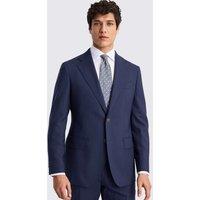 MOSS Tailored Fit Pure Italian Wool Suit Jacket Bright Blue