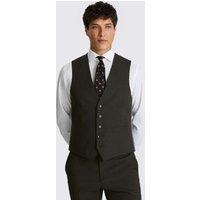 MOSS Tailored Fit Wool Rich Waistcoat Charcoal