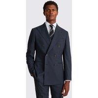 MOSS Tailored Fit Pure Italian Wool Suit Jacket Navy