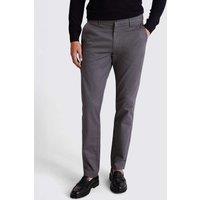 MOSS Tailored Fit Stretch Chinos Medium Grey