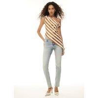 River Island Mid Rise Faded Cigarette Jeans Light Blue