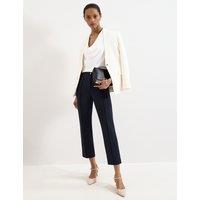 Phase Eight Ponte Skinny Ankle Grazer Trousers Navy
