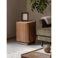 Gallery Direct Dempsey 1 Door Side Table Brown Mix