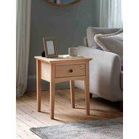 Gallery Direct Rye Oak Veneer 1 Drawer Side Table Natural